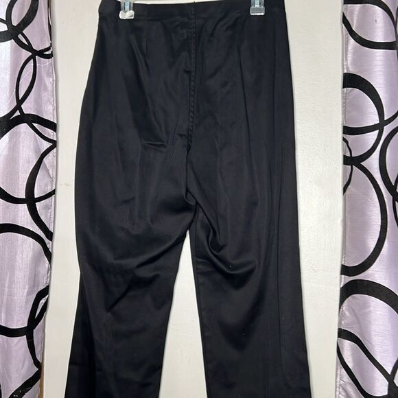 Vintage Riveted by Lee Black slacks size 8 long - Picture 6 of 8